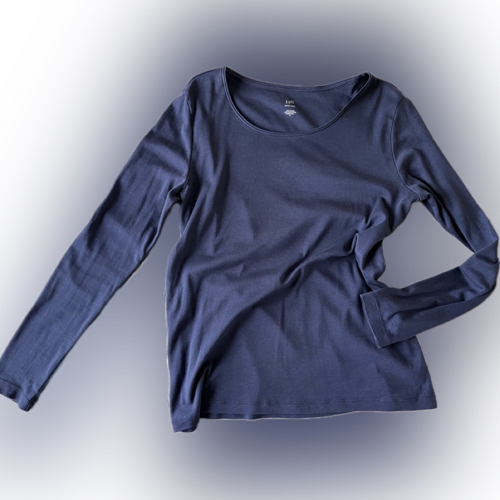 J.Jill soft, long sleeve Pima tee 100% cotton